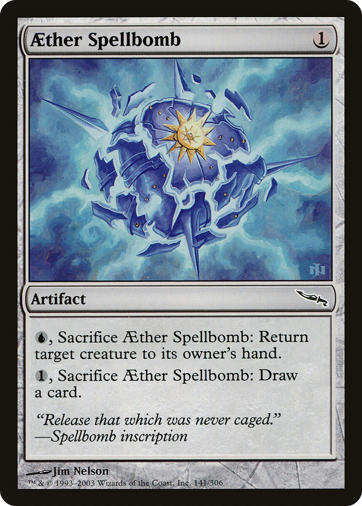 Aether Spellbomb [Mirrodin]-1