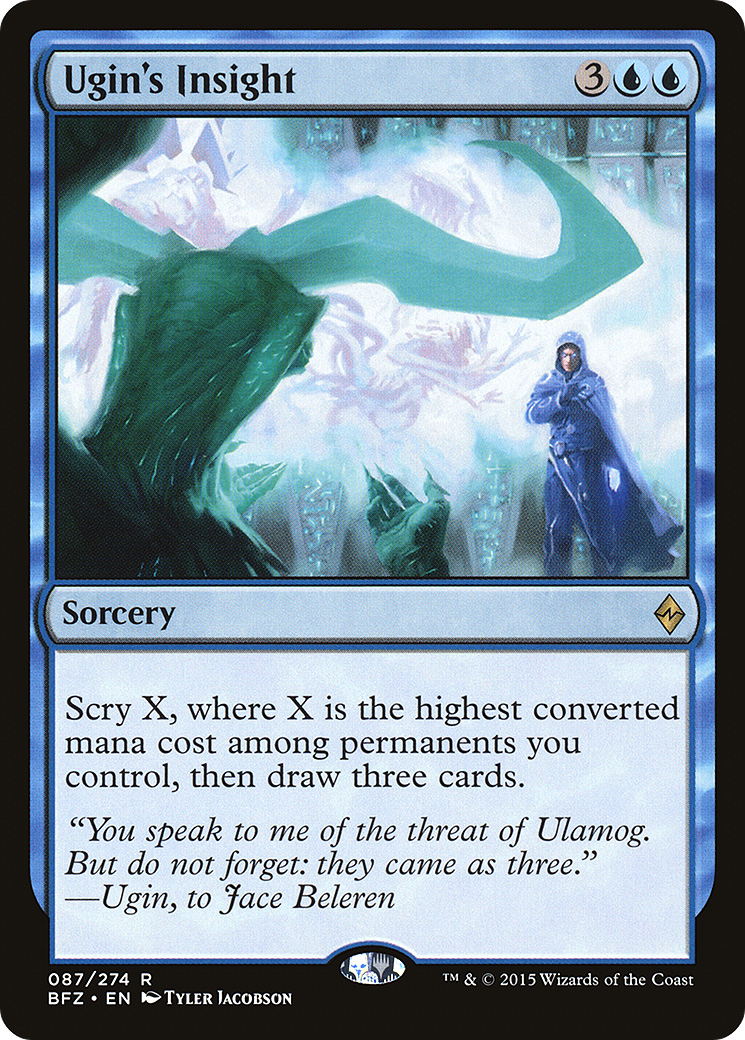 Ugin's Insight (BFZ-087) - Battle for Zendikar-1