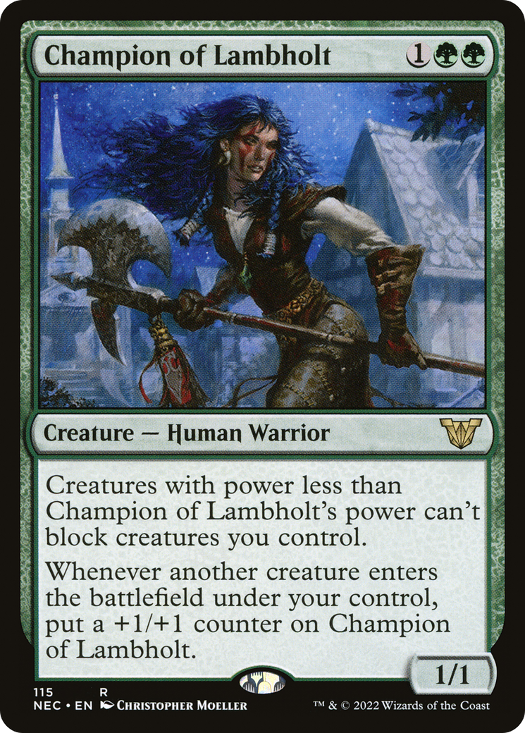 Champion of Lambholt [Kamigawa: Neon Dynasty Commander]-1