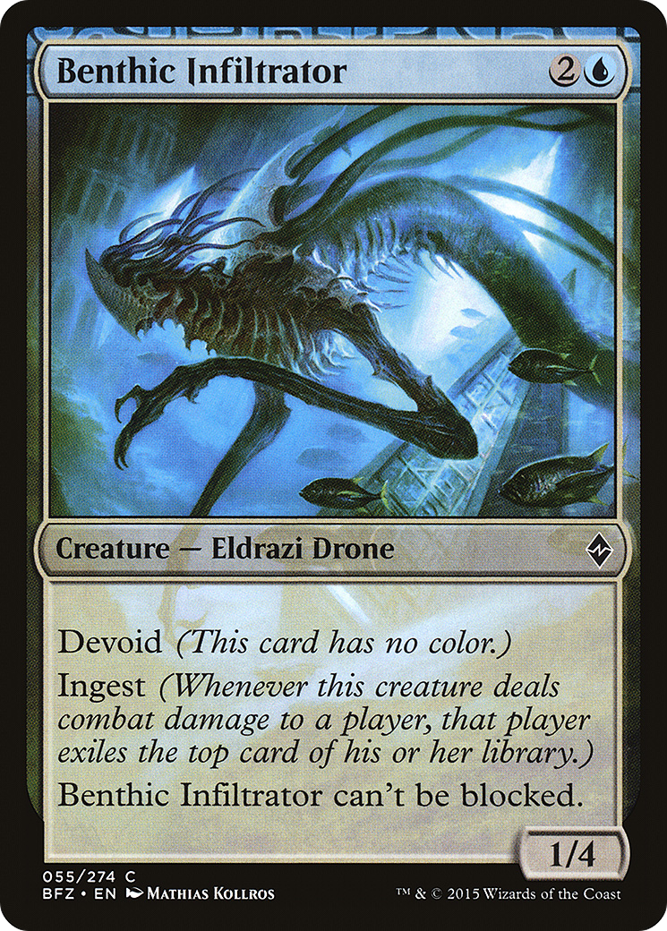 Benthic Infiltrator [Battle for Zendikar]-1