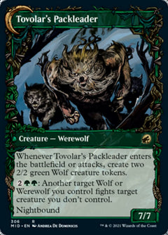 Tovolar's Huntmaster // Tovolar's Packleader (Showcase Equinox) [Innistrad: Midnight Hunt]-2