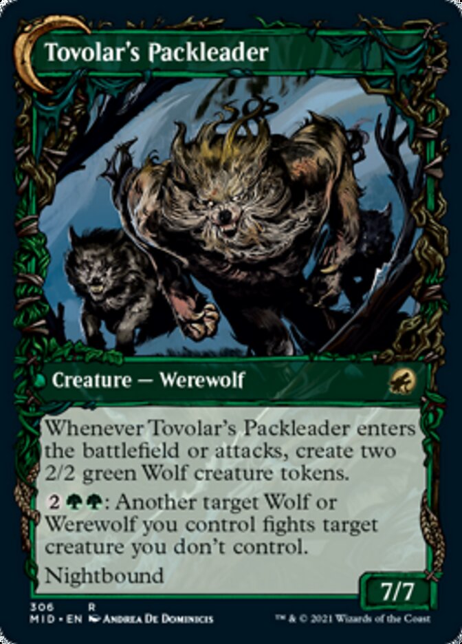 Tovolar's Huntmaster // Tovolar's Packleader (Showcase Equinox) [Innistrad: Midnight Hunt]-2