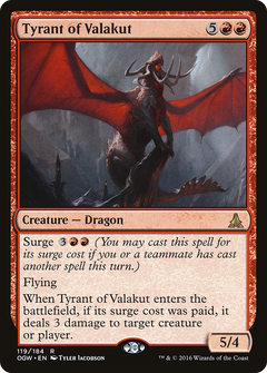 Tyrant of Valakut (OGW-119) - Oath of the Gatewatch-1