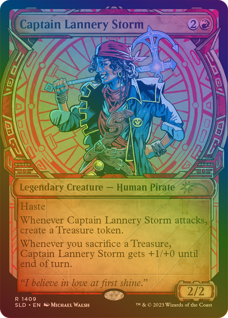 Captain Lannery Storm (Rainbow Foil) [Secret Lair Drop Series]-1