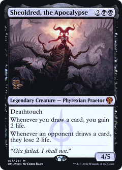Sheoldred, the Apocalypse [Dominaria United Prerelease Promos]-1