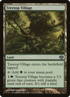 Treetop Village (DDD-027) - Duel Decks: Garruk vs. Liliana-1