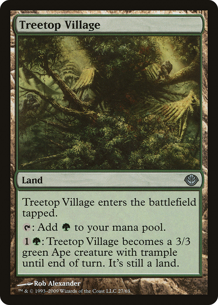 Treetop Village (DDD-027) - Duel Decks: Garruk vs. Liliana-1