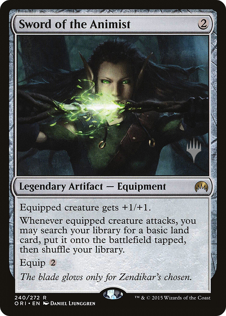 Sword of the Animist [Magic Origins Promos]-1
