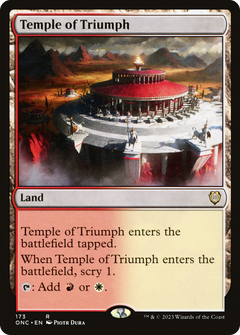 Temple of Triumph [Phyrexia: All Will Be One Commander]-1