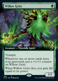 Willow Geist (Extended Art) [Innistrad: Midnight Hunt]-1