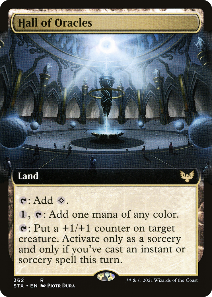 Hall of Oracles (Extended Art) [Strixhaven: School of Mages]-1
