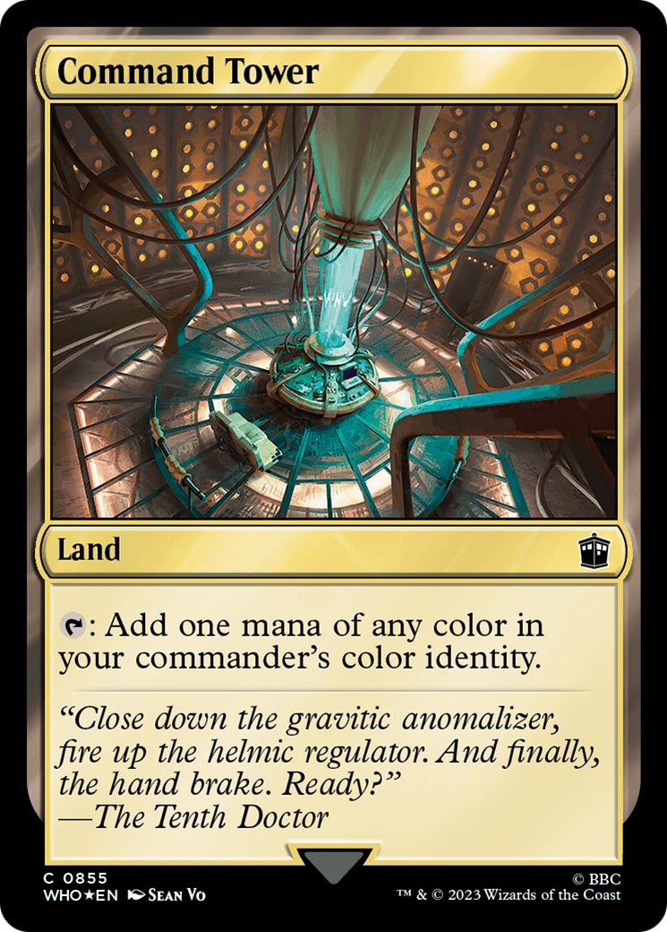 Command Tower (0855)(Surge Foil) [Doctor Who]-1