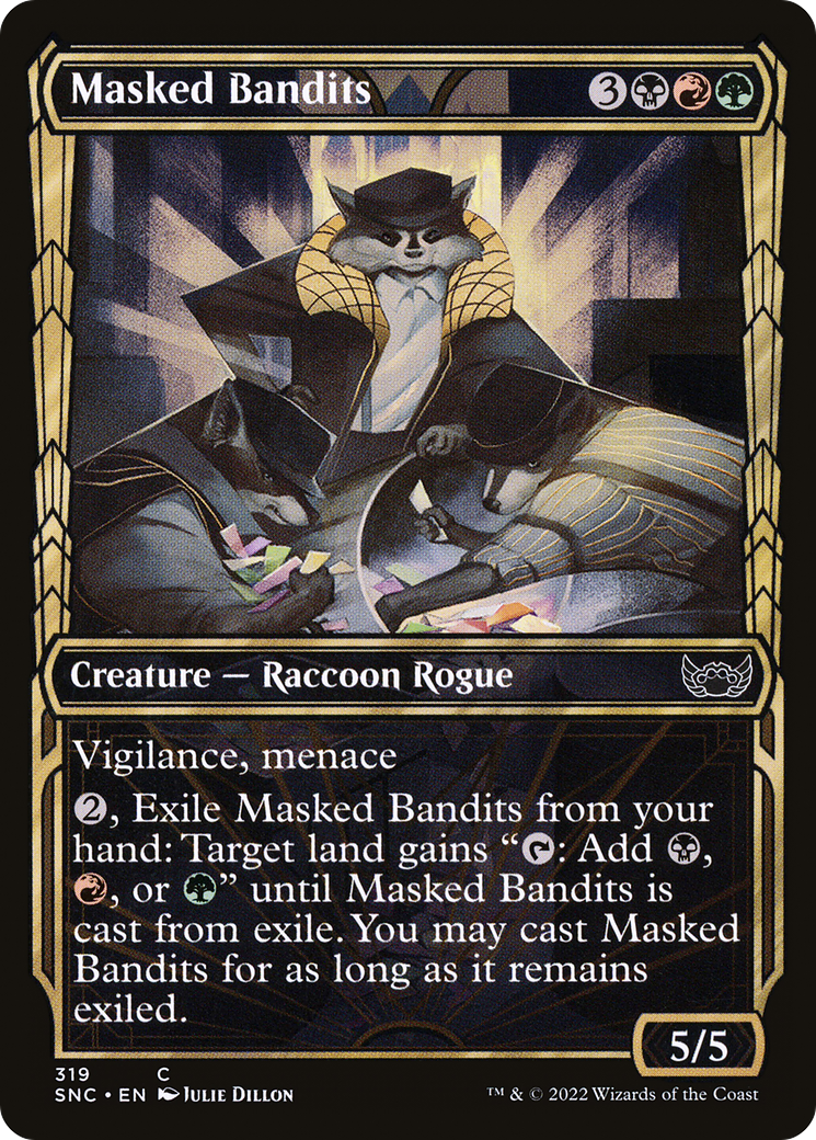 Masked Bandits (Showcase Golden Age) [Streets of New Capenna]-1
