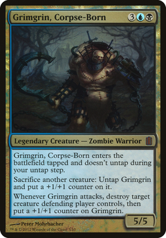 Grimgrin, Corpse-Born (Oversized) [Commander's Arsenal Oversized]-1
