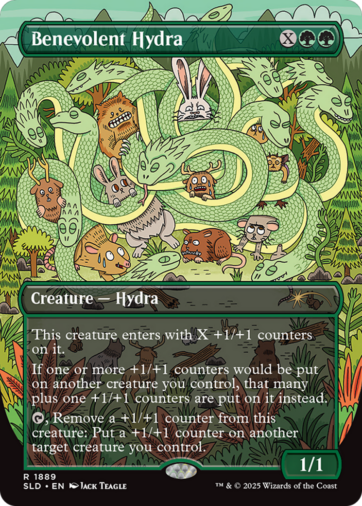 Benevolent Hydra (Rainbow Foil) [Secret Lair Drop Series]-1