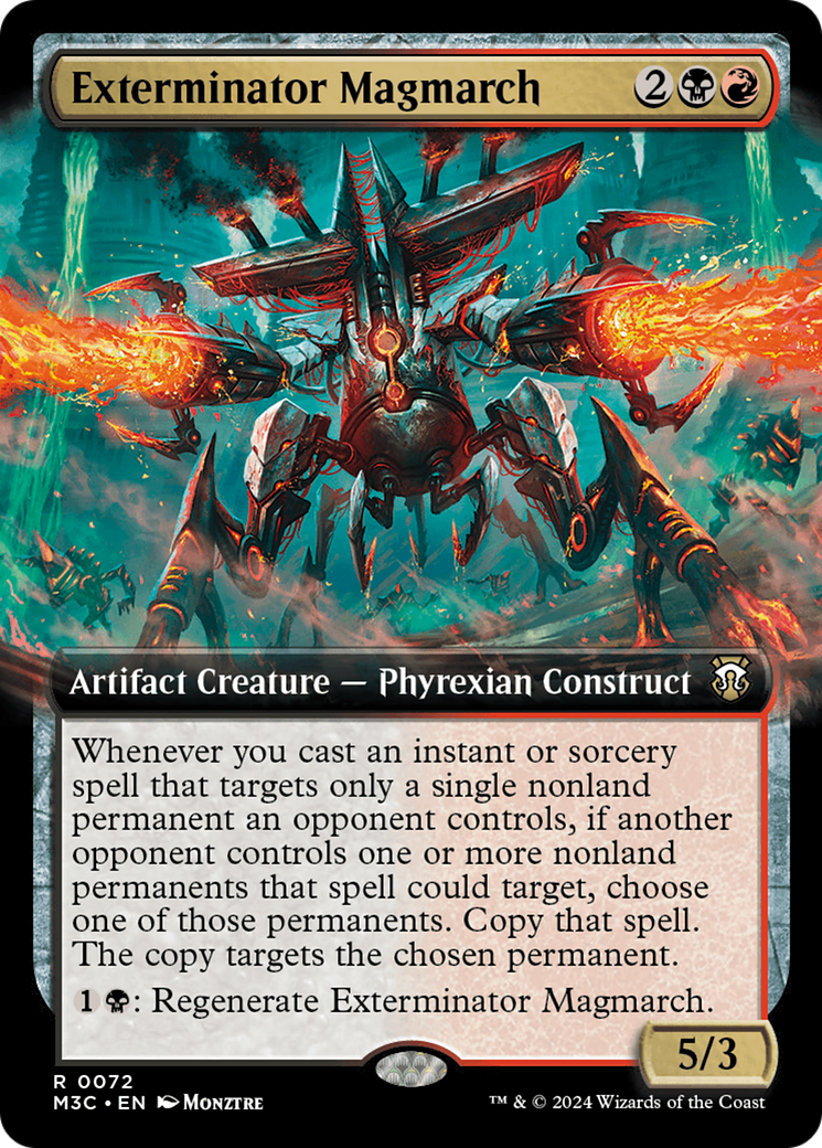 Exterminator Magmarch (Extended Art) [Modern Horizons 3 Commander]-1