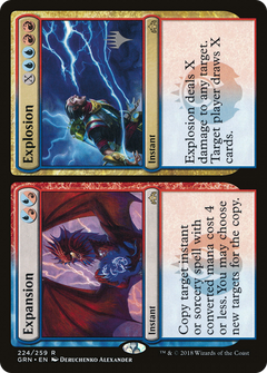 Expansion // Explosion (Promo Pack) [Guilds of Ravnica Promos]-1