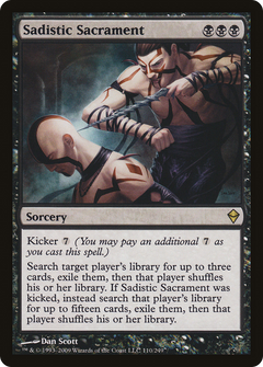 Sadistic Sacrament [Zendikar]-1