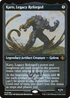 Karn, Legacy Reforged (MAT-149) - March of the Machine: The Aftermath Etched Foil-1