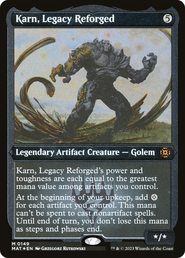 Karn, Legacy Reforged (MAT-149) - March of the Machine: The Aftermath Etched Foil-1