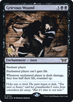 Grievous Wound [Duskmourn: House of Horror Prerelease Promos]-1