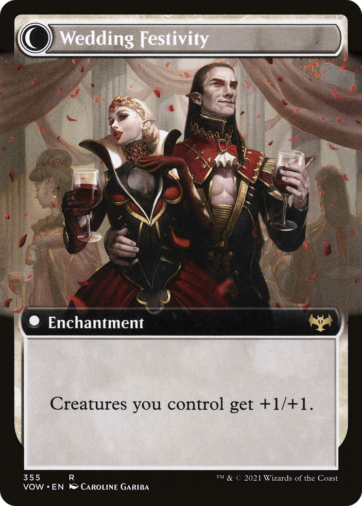 Wedding Announcement (Extended Art) (VOW-355) - Innistrad: Crimson Vow: (Extended Art, Double Faced Transform)-2