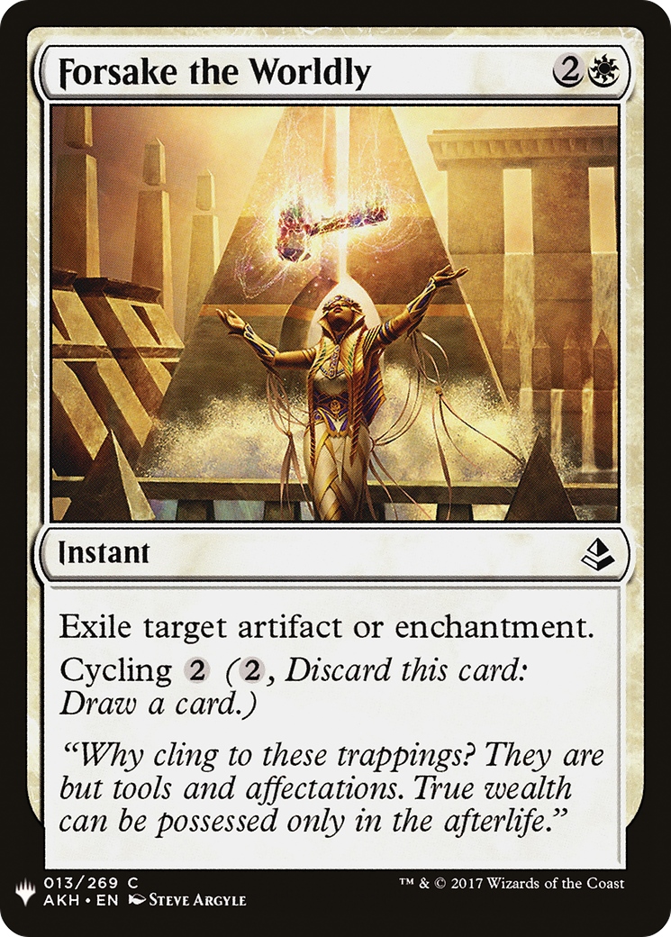 Forsake the Worldly [Mystery Booster]-1