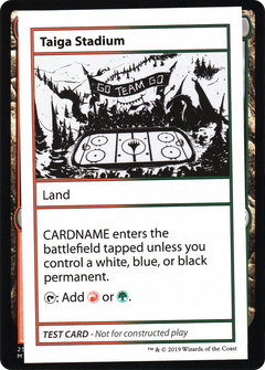 Taiga Stadium (2021 Edition) [Mystery Booster Playtest Cards]-1