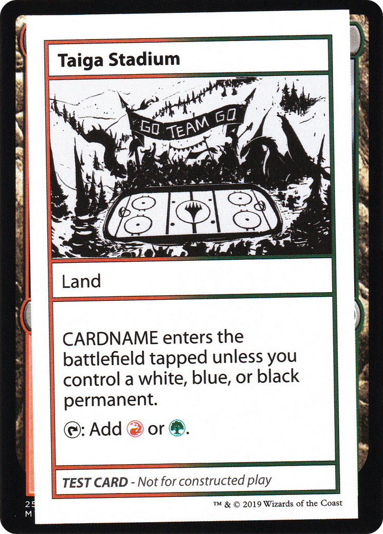 Taiga Stadium (2021 Edition) [Mystery Booster Playtest Cards]-1