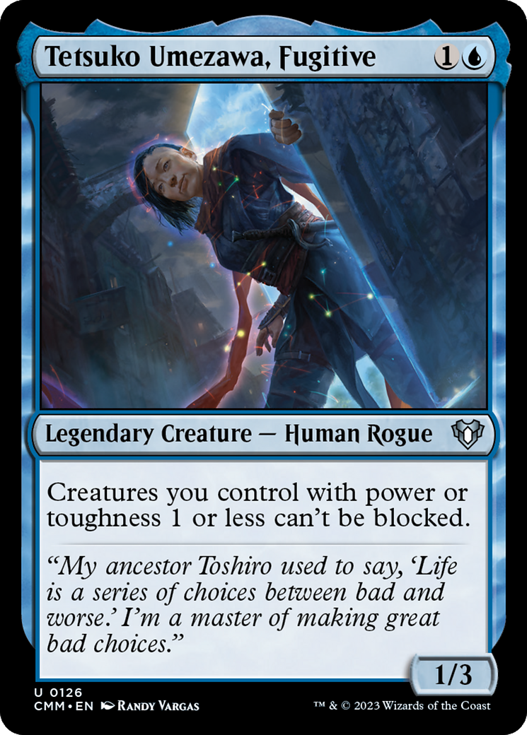 Tetsuko Umezawa, Fugitive [Commander Masters]-1