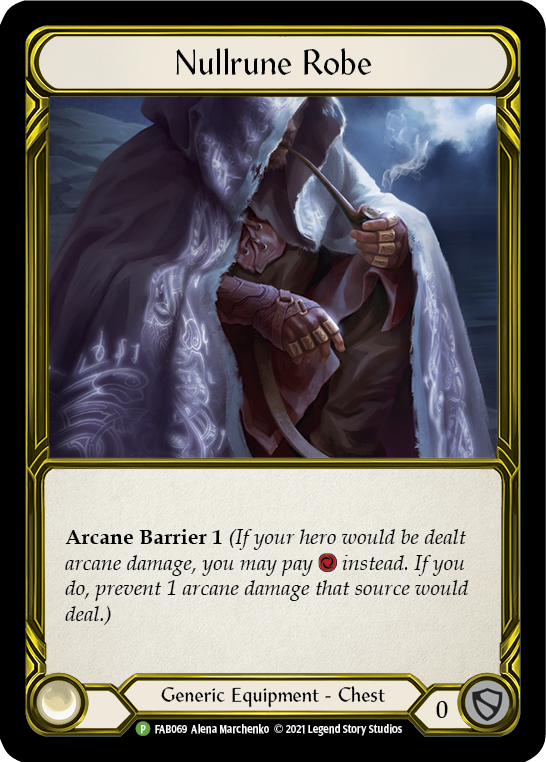 Nullrune Robe (Golden) [FAB069] (Promo)  Cold Foil-1