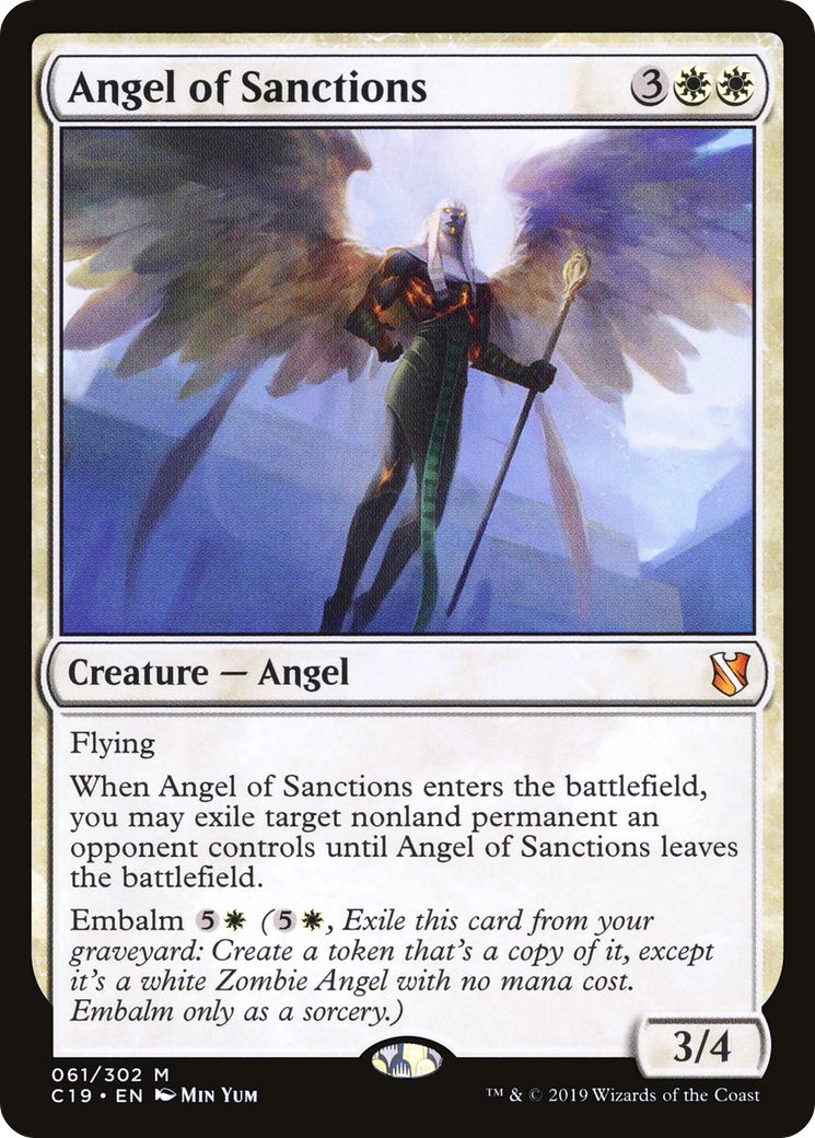 Angel of Sanctions [Commander 2019]-1
