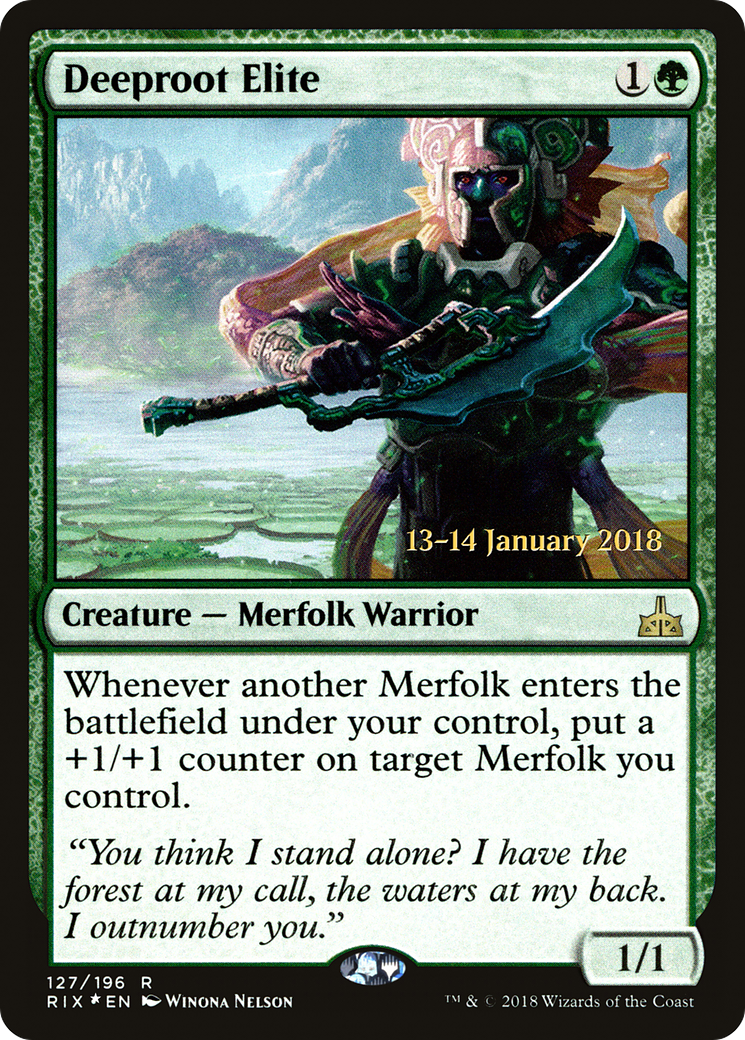 Deeproot Elite [Rivals of Ixalan Prerelease Promos]-1