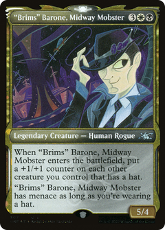 "Brims" Barone, Midway Mobster (Showcase) (Galaxy Foil) [Unfinity]-1