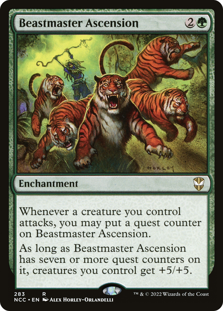 Beastmaster Ascension [Streets of New Capenna Commander]-1