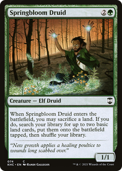 Springbloom Druid [Kaldheim Commander]-1