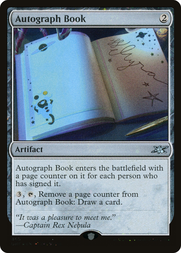 Autograph Book (Galaxy Foil) [Unfinity]-1