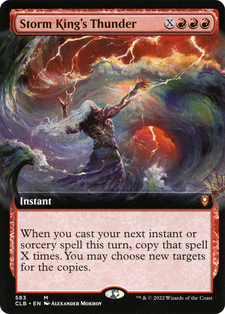 Storm King's Thunder (Extended Art) [Commander Legends: Battle for Baldur's Gate]-1