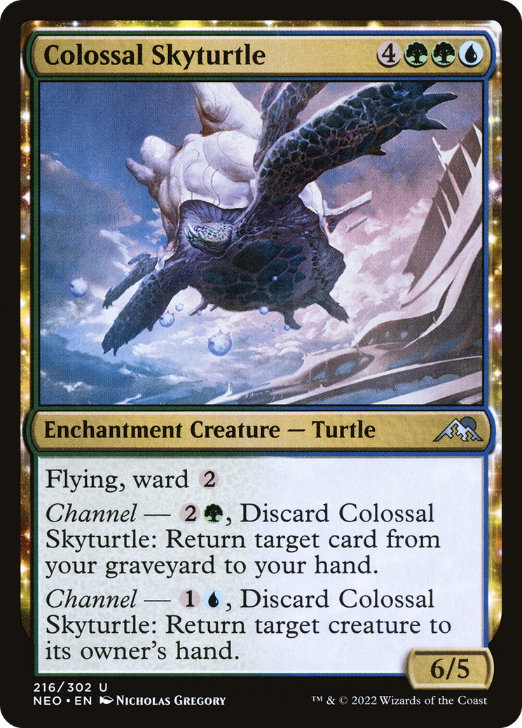 Colossal Skyturtle [Kamigawa: Neon Dynasty]-1