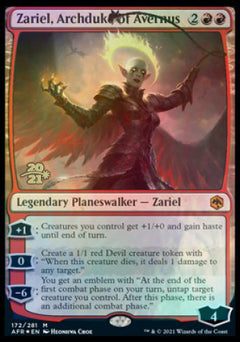 Zariel, Archduke of Avernus [Dungeons & Dragons: Adventures in the Forgotten Realms Prerelease Promos]-1
