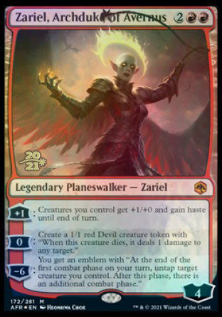 Zariel, Archduke of Avernus [Dungeons & Dragons: Adventures in the Forgotten Realms Prerelease Promos]-1