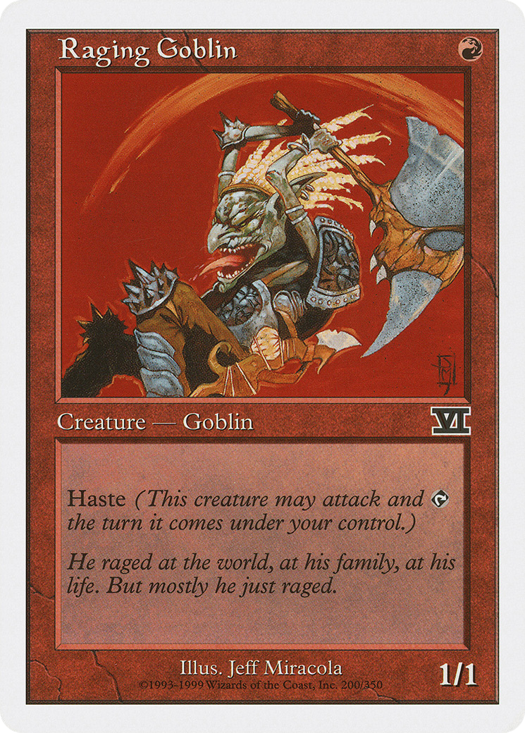 Raging Goblin [Classic Sixth Edition]-1