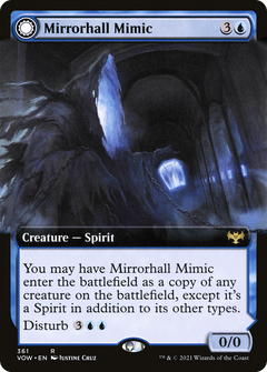 Mirrorhall Mimic // Ghastly Mimicry (Extended Art) [Innistrad: Crimson Vow]-3