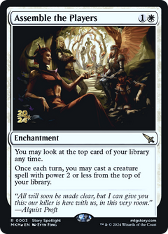 Assemble the Players [Murders at Karlov Manor Prerelease Promos]-1