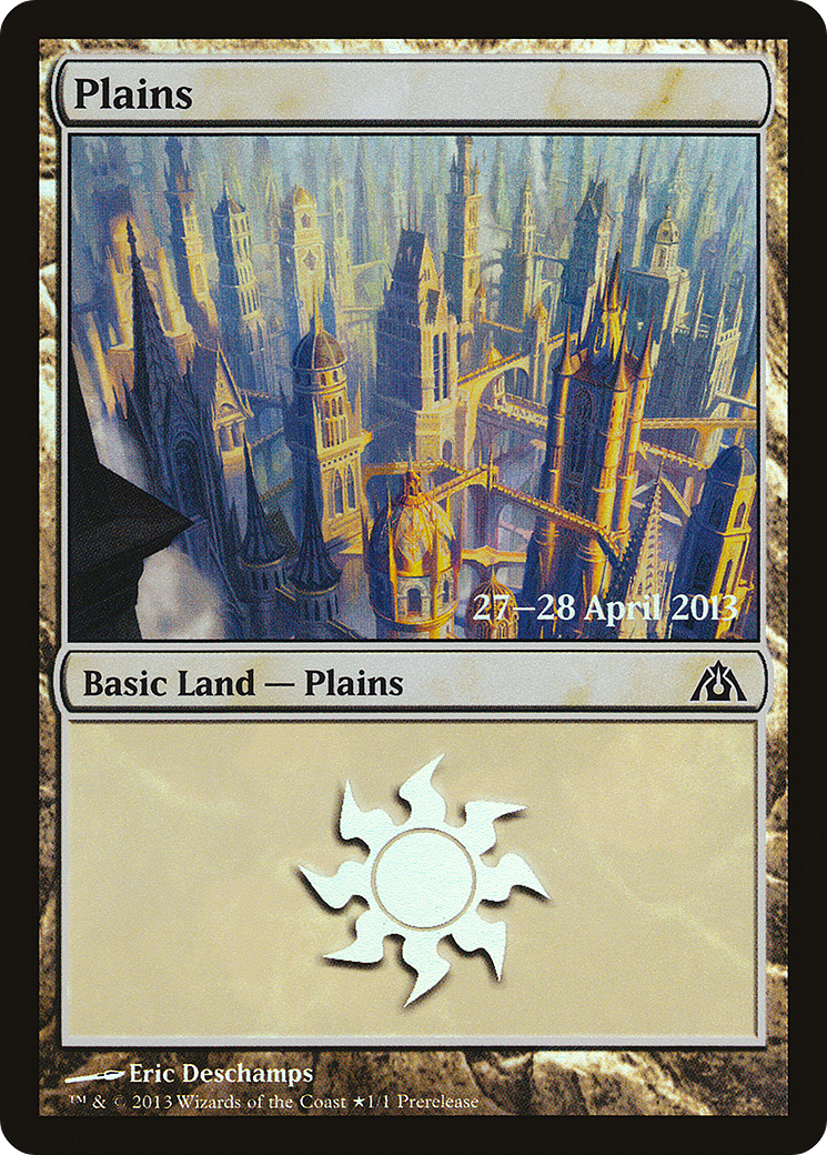 Plains (157) [Dragon's Maze Prerelease Promos]-1
