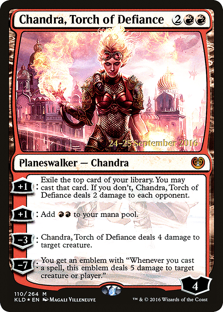Chandra, Torch of Defiance [Kaladesh Prerelease Promos]-1