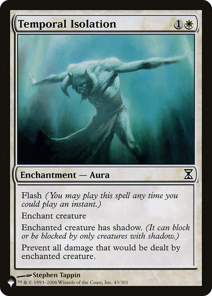 Temporal Isolation [The List]-1