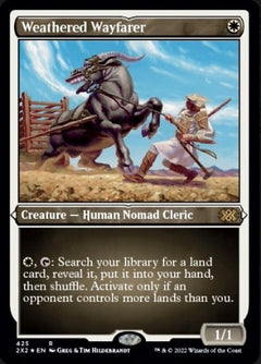 Weathered Wayfarer (Foil Etched) [Double Masters 2022]-1