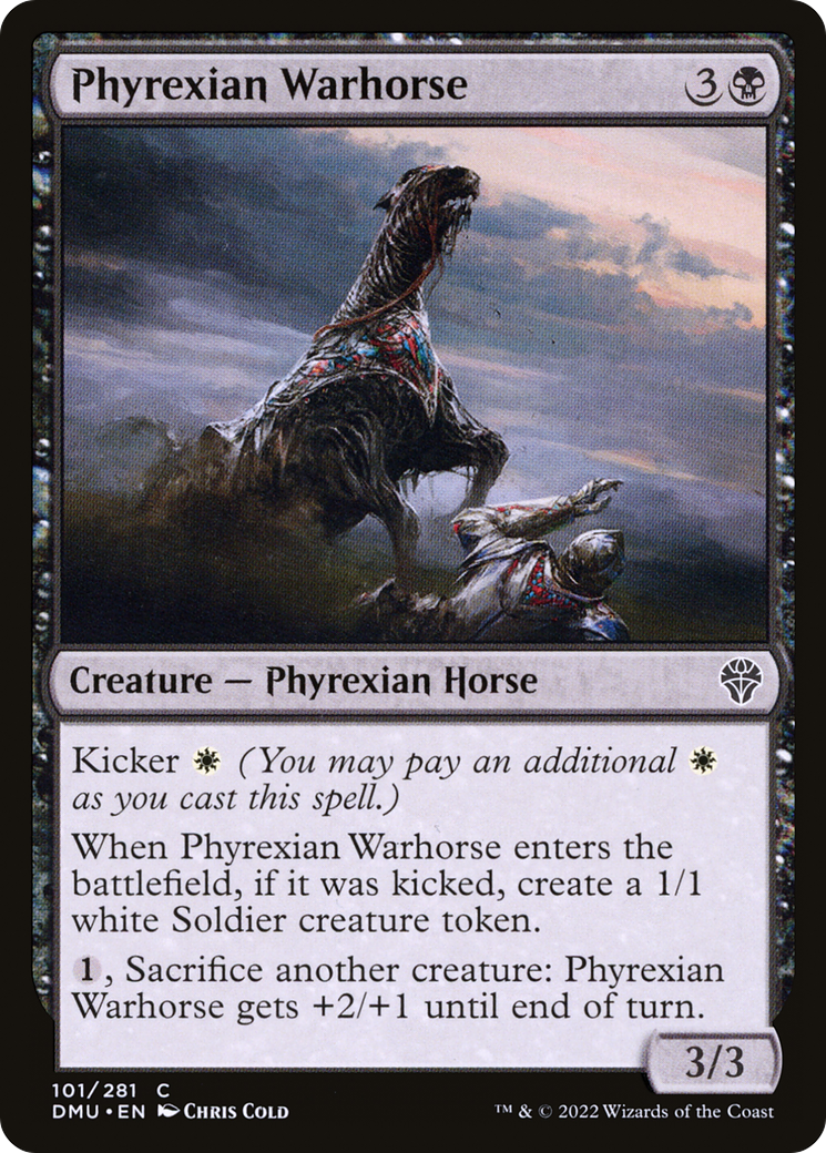 Phyrexian Warhorse [Dominaria United]-1