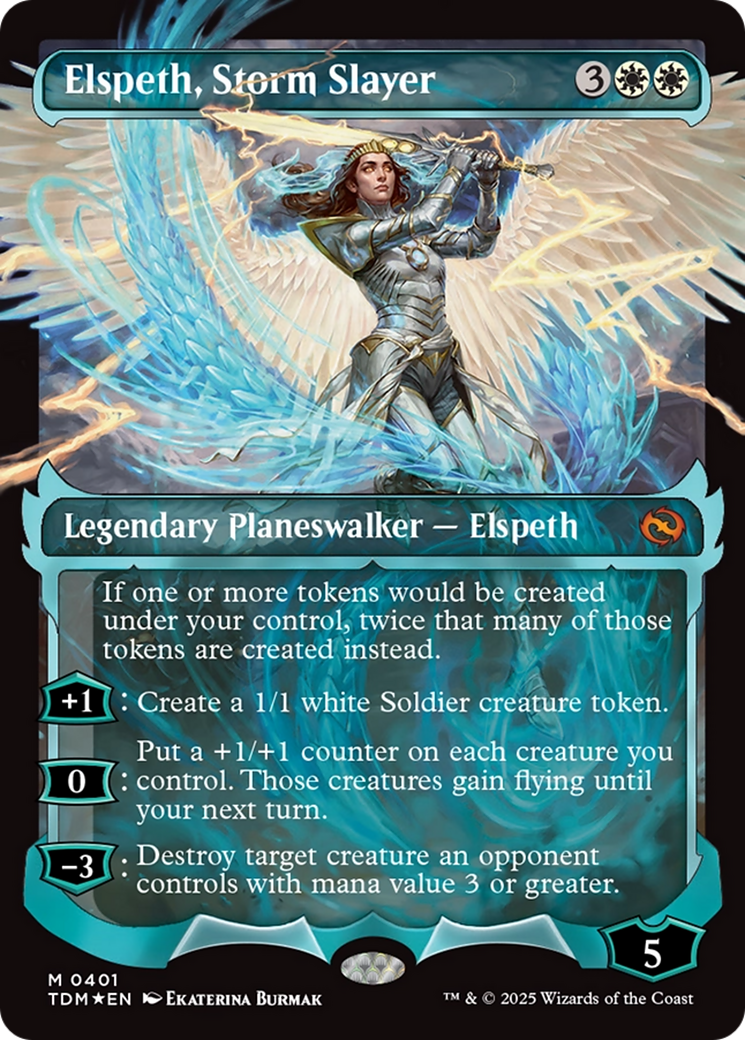 Elspeth, Storm Slayer (Showcase) [Tarkir: Dragonstorm]-1